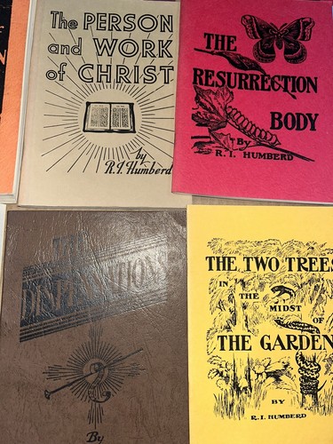 Lot of 17 Books and Booklets Religious Written By R.I. Humberd Vintage Bible - Foto 5 di 8
