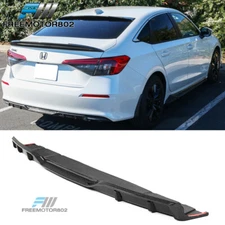Fits 22-24 Honda Civic Sedan HPD Style Carbon Fiber Rear Bumper Diffuser Lip