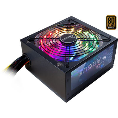 Inter-Tech Argus RGB-500W II, PC-Netzteil, schwarz