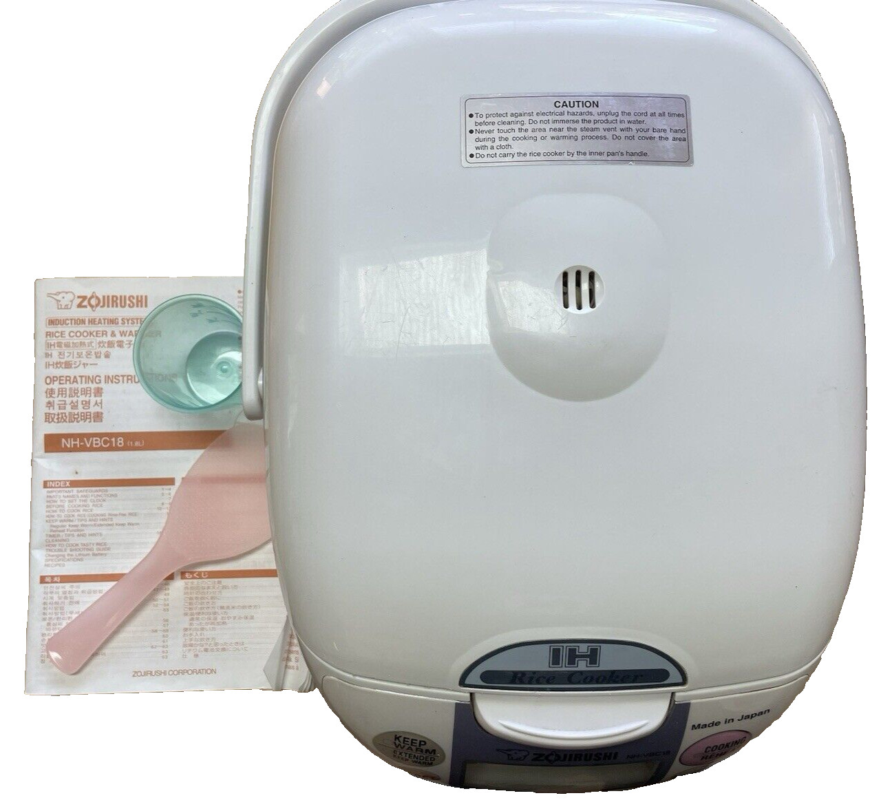 ZOJIRUSHI RICE COOKER 3 CUP INDUCTION