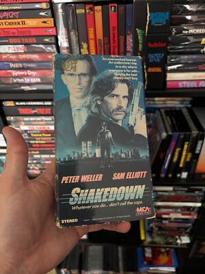 Shakedown VHS - (1988) - *Peter Weller / Sam Elliott*
