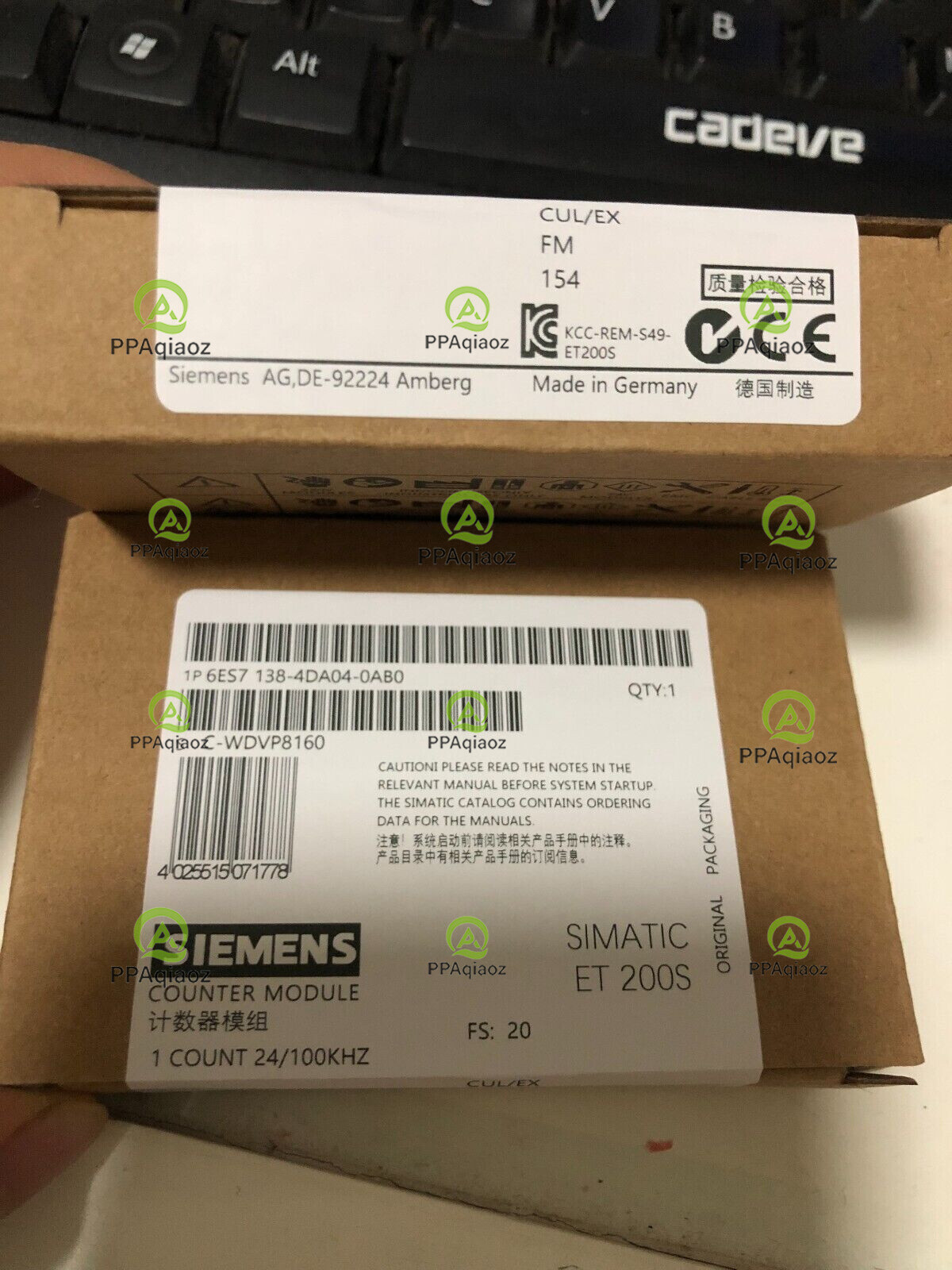 Modulo Contatore Siemens SIMATIC 6ES7 138-4DA04-0AB0 - Nuovo In Scatola (Germania)