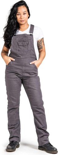 Dovetail Workwear Freshley Overalls for Women Dark Grey 10/30