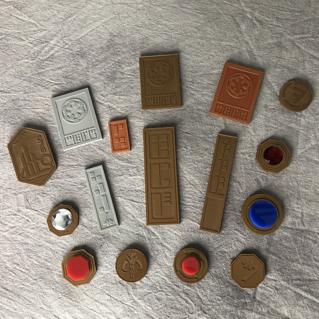 Imperial Republic Credits Tokens Coins Sabacc Chips Star Wars Galaxy’s