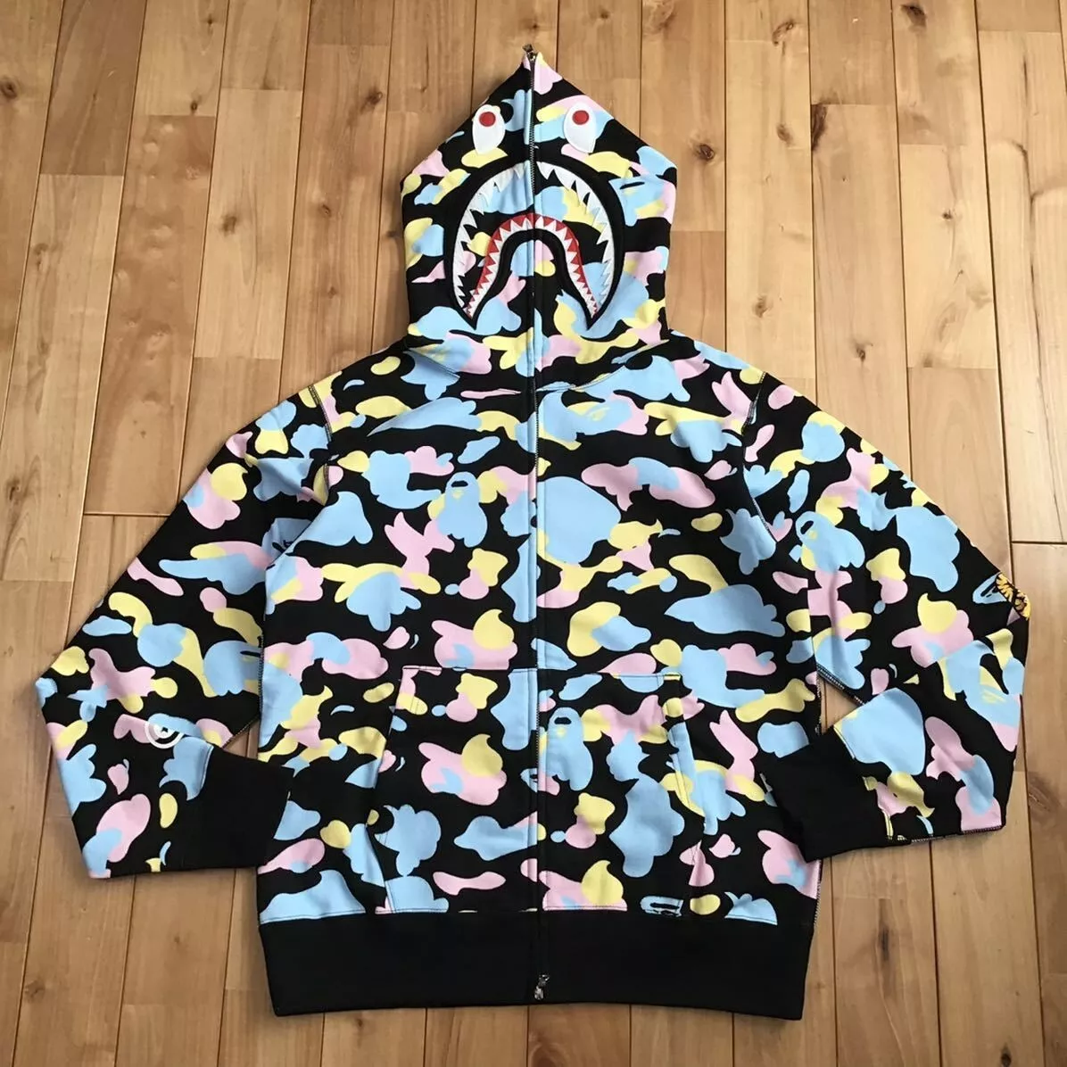 Cotton candy bape hoodie cheap