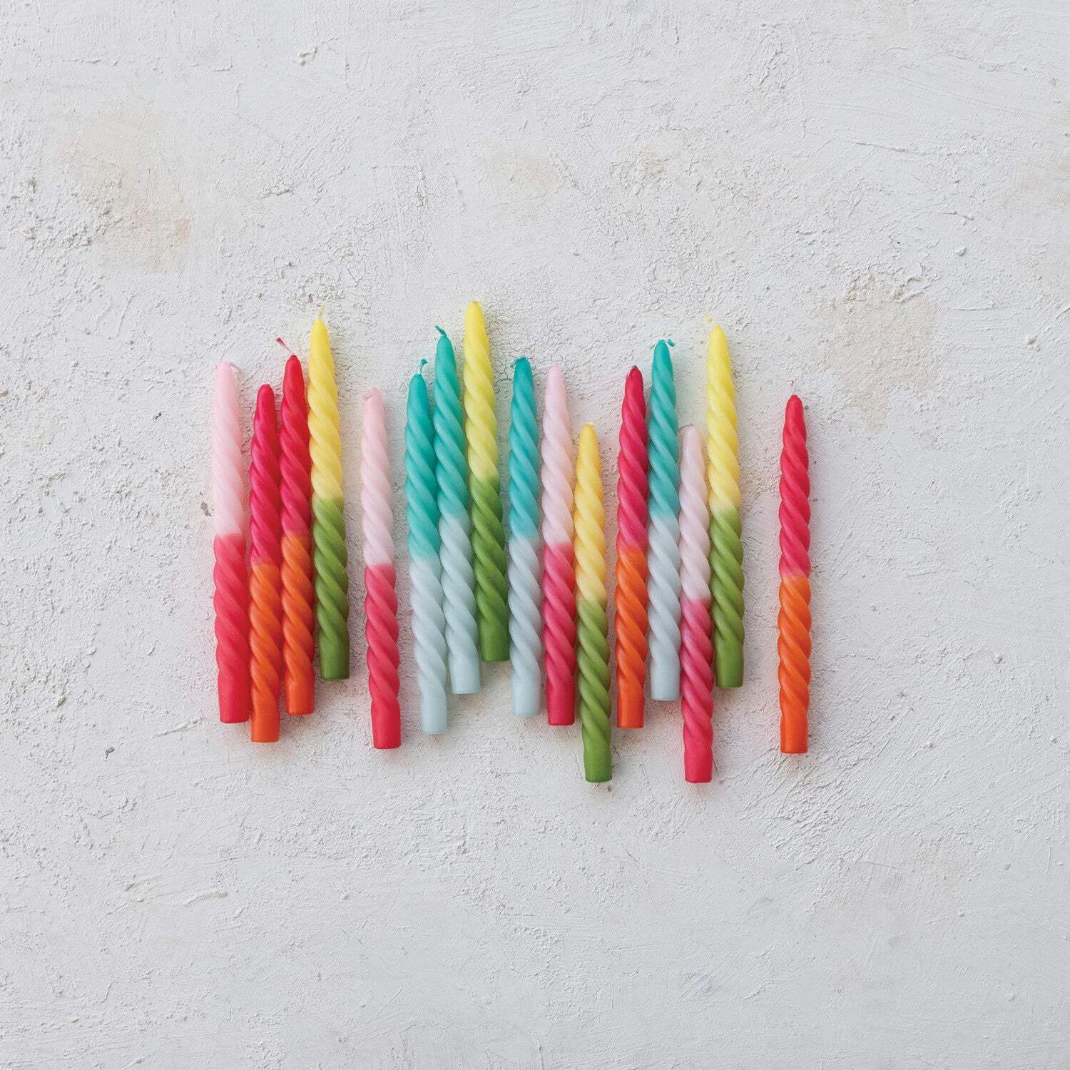 Creative Co-Op Twisted Taper Candles - Thumbnail 3