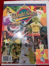 Livan Hernandez Signed 1997 World Series Program Florida Marlins COA