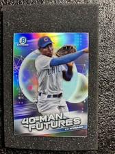 2021 Bowman Chrome Baseball 40-Man Futures #29 Ed Howard Chicago Cubs