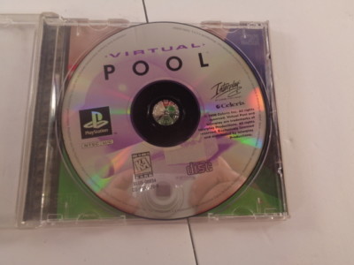Virtual Pool Sony PlayStation 1 1996 Disc Only Tested Video Game PS1 PS2 PSX