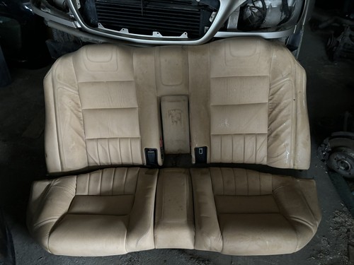 Rücksitzbank Maserati Biturbo Quattroporte Sitze beige Lederausstattung Braun