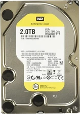 2TB SATA WD2004FBYZ WD 3.5" Enterprise Hard Drive 7.2K RPM 6Gbps 128MB