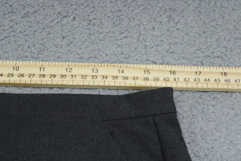 Falda Gap Mujer 4 Gris Lápiz Frontal Cremallera Bolsillos Traseros Divididos Informal Carrera Rodilla Foto 3 de 4