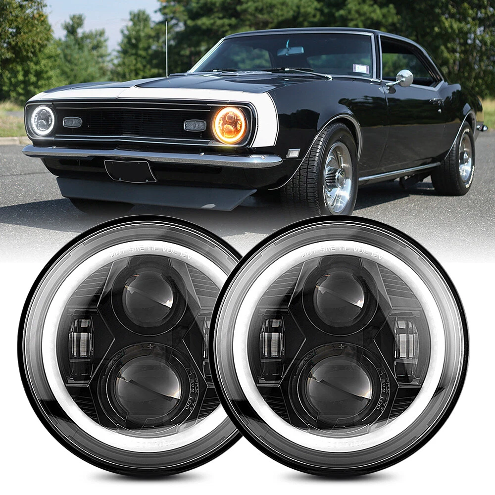 1968 camaro led headlights outlet