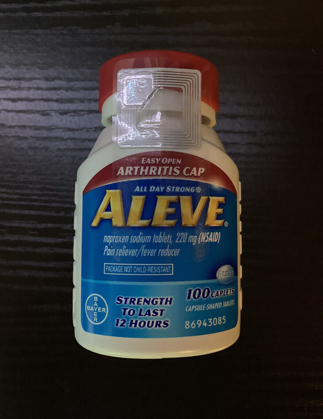 2 PACK ALEVE 100 TABLET 220mg NAPROXEN SODIUM NSAID Easy Open ARTHRITIS CAP 9/23