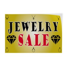 Decal Stickers Jewelry Sale Outdoor Advertising Printing A Store Sign Label