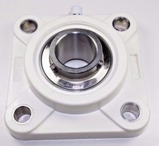Premium SUCTF205-16 1" Bearing Unit | Stainless UCF205-16 w/Thermoplastic Flange