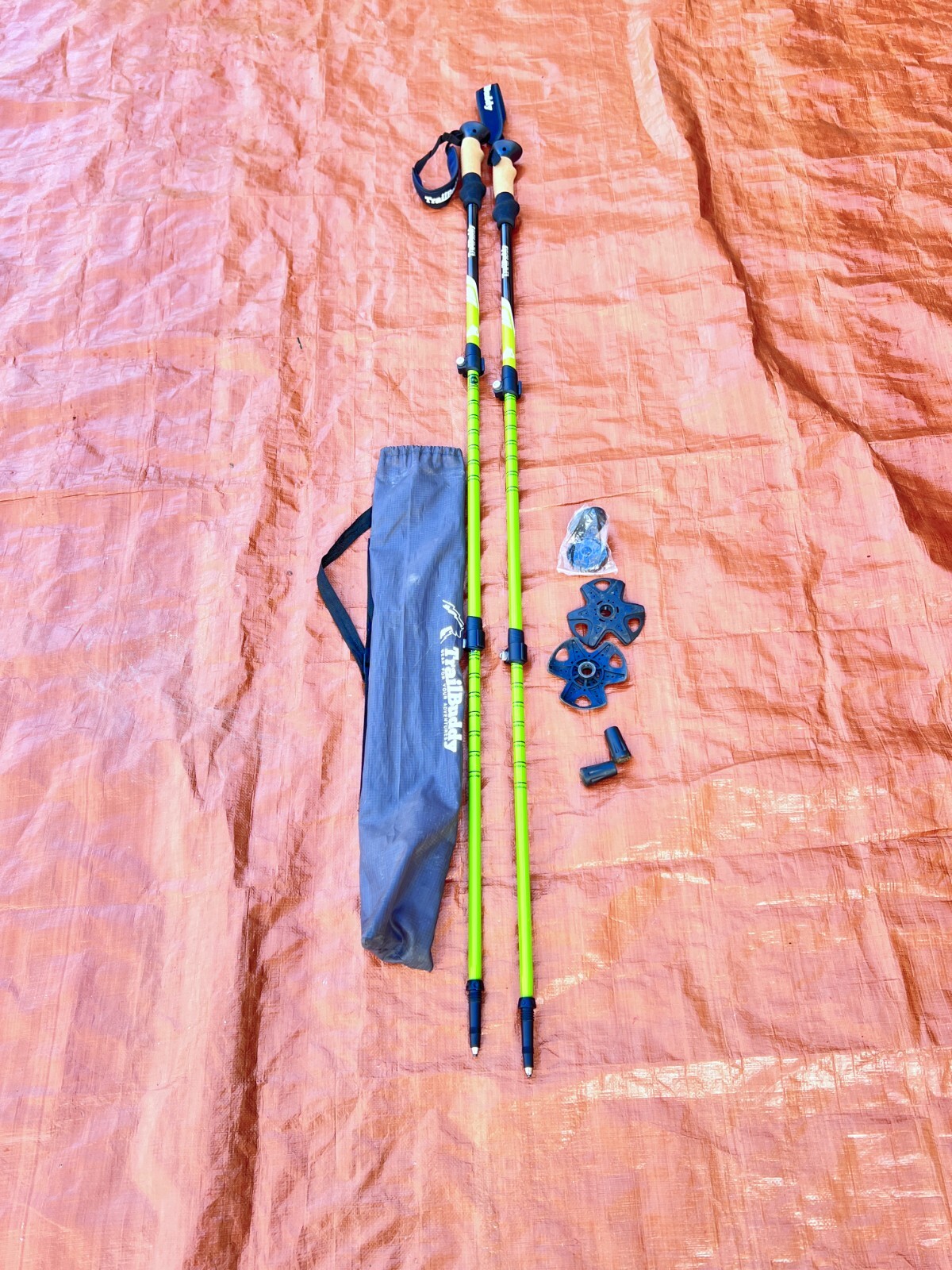 Set of Trail Buddy Trekking Poles 105135CM Green 86 eBay