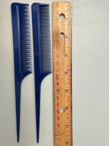 Vintage Comair Blue Comb Pick Combo Blue Set of 12 With Case - Picture 9 of 15