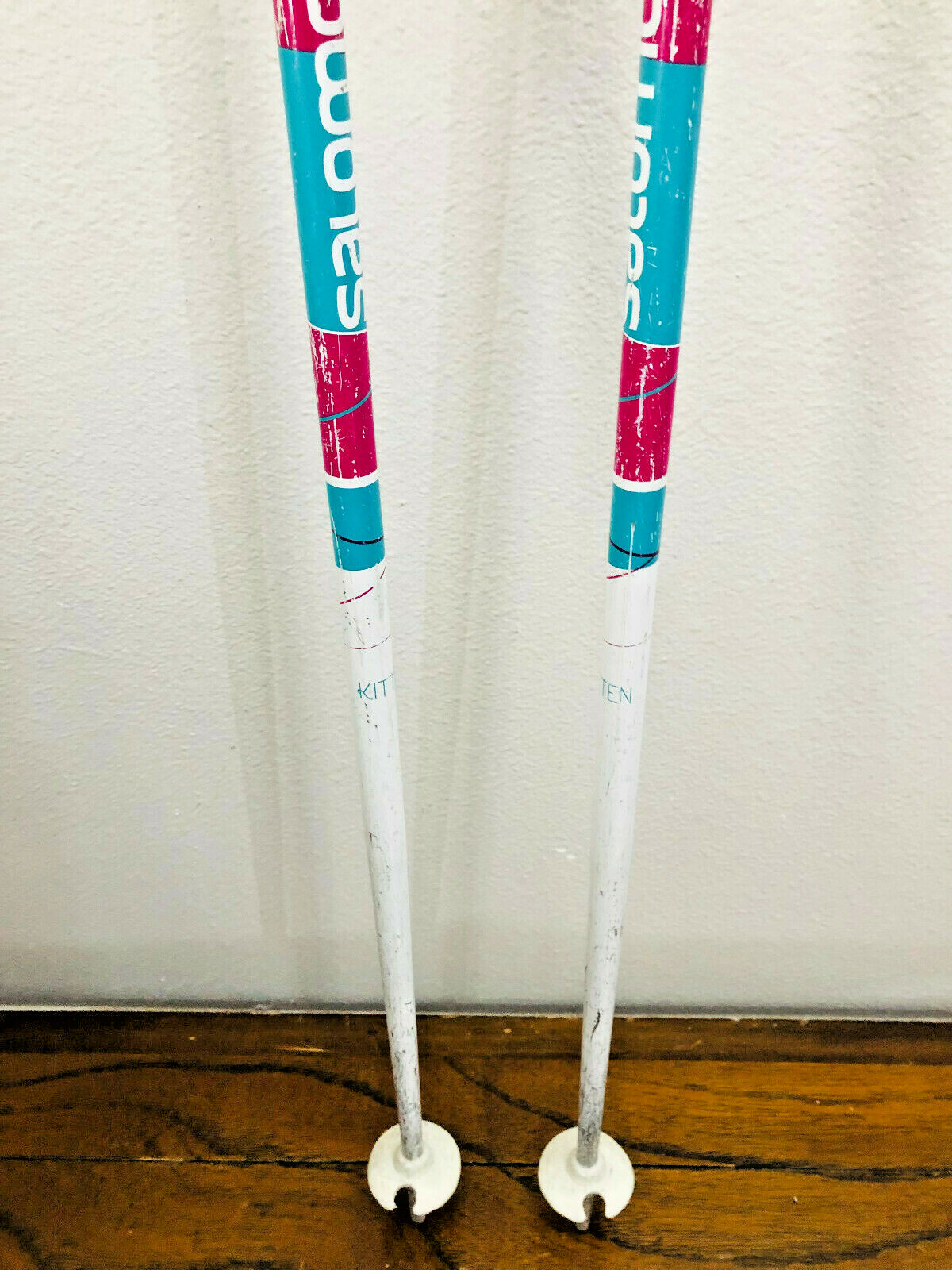 Pali da sci da discesa Salomon gattino ragazze 90 cm. 35" bambini junior jr.