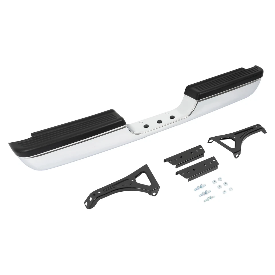 NEW Chrome Rear Step Bumper Assembly For 1994-2001 2002 Dodge Ram 1500 2500 3500 Foto 2 de 4