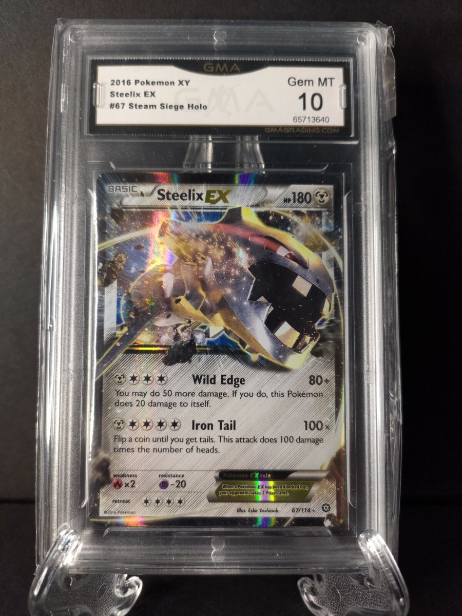 ポケモンカードゲーム xy Steelix Steelix EX Pokémon XY Steam Siege #67 2f4 | eBay
