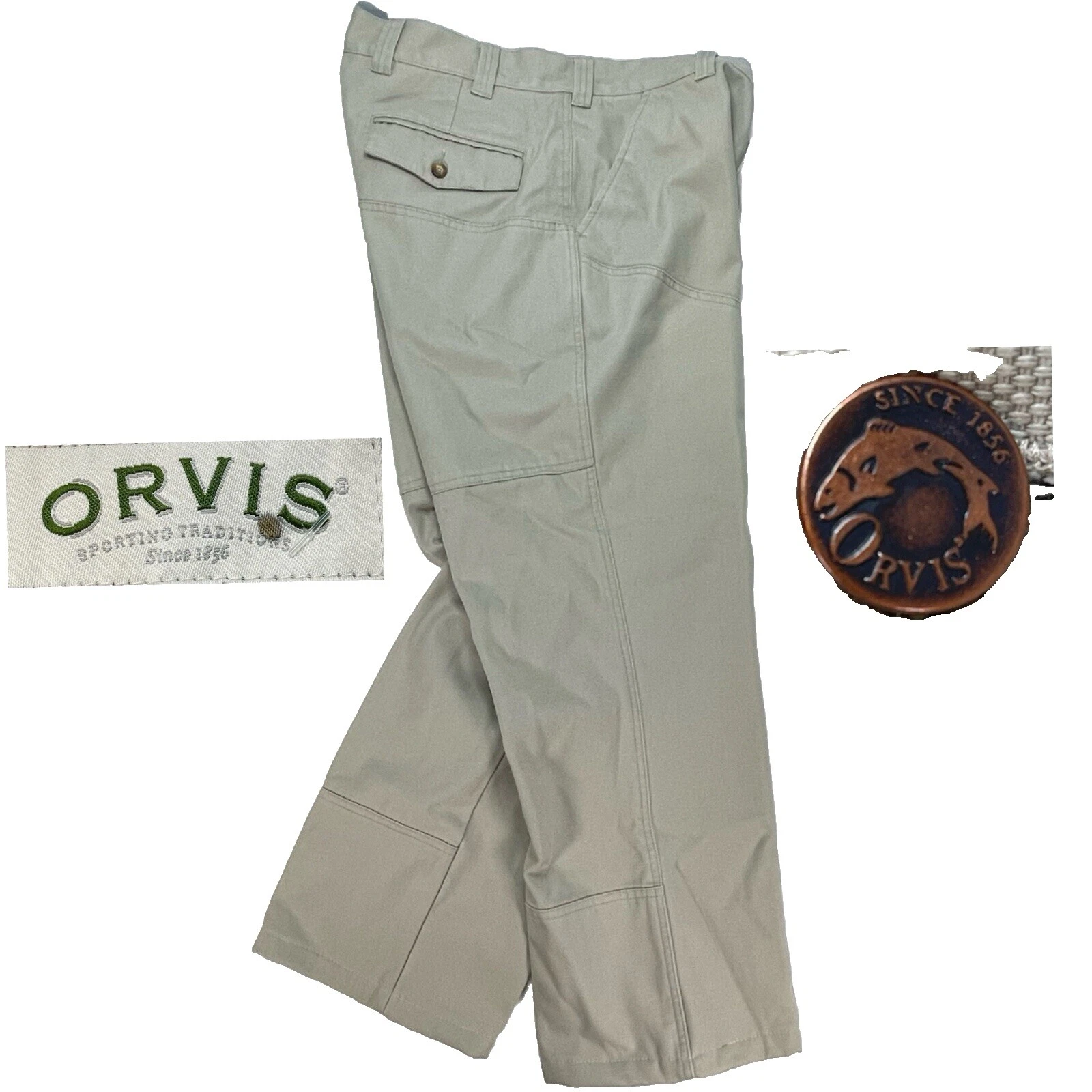 Orvis pantalones de algodón para hombres