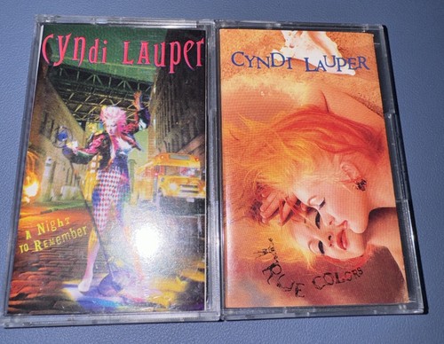 Cyndi Lauper A Night To Remember And True Colours Cassette Tape Bundle