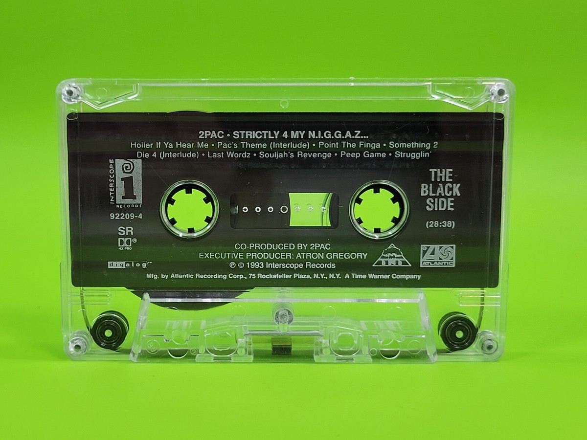 2pac Strictly 4 My Niggaz Cassette Tape Rap Hiphop Tupac OG 1st