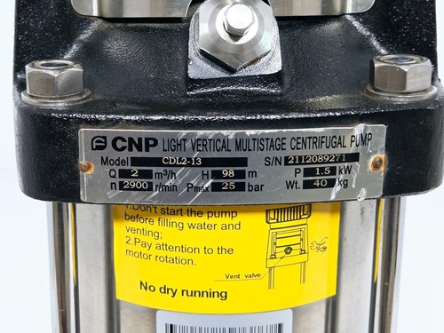 CNP CDL2-13 Vertical Multistage Pump CDL 2-13 Feed Pump " New Open Box " #3 - Picture 3 of 6