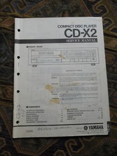 Yamaha CD-X2 Compact Disc Player Service Manual