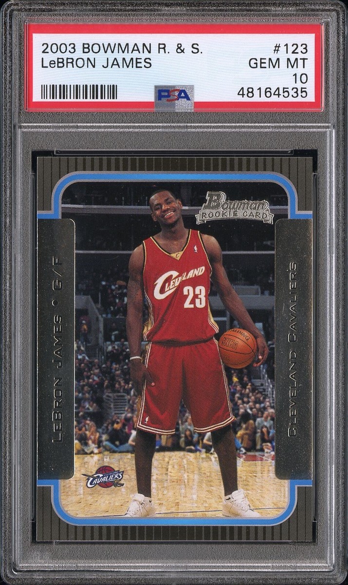 その他 2003 Bowman Lebron James RC #123 NBA LeBron James 2003-04 Bowman Chrome Rookie Card #123 BGS 9.5