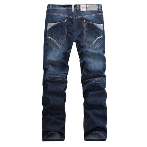 FOX JEANS Men's Taylor Regular Fit Straight Blue Denim Jeans SIZE 32-44 - Picture 2 of 9