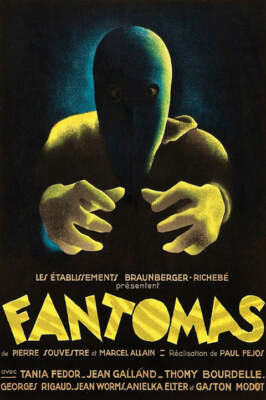 Fantomas (French) Movie Poster 17 X 12 Reproduction