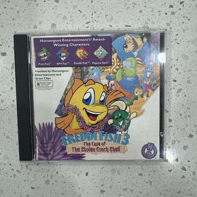 Freddi Fish 3: The Case of the Stolen Conch Shell (PC / Mac, 1998) Win 95
