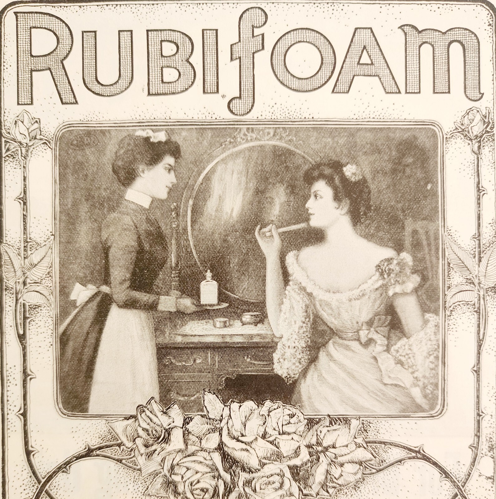Rubifoam toothpaste 1899 advertisement victorian dental hygiene products dwnn13