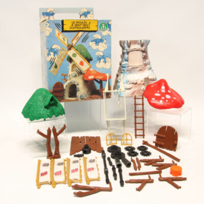 Smurfs Puffi Schtroumpf Schleich 40020 Old Windmills Mulino CE - Main Image