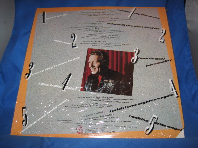 Jerry Lee Lewis Self Titled 1979 Elektra 6E-184 Rock And Roll