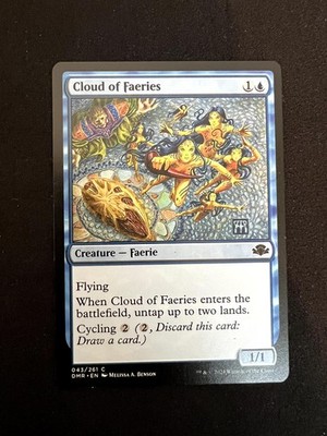 Cloud of Faeries 43 C Dominaria Remastered Magic: The Gathering NM/M