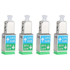 4 PCS Fiber Optical Adapter SC/UPC Male To SC/APC Female Singlemode Coupler