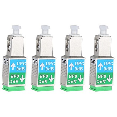 4 PCS Fiber Optical Adapter SC/UPC Male To SC/APC Female Singlemode Coupler