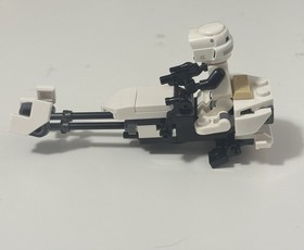 Lego Star Wars Scout Trooper W/ Speeder Bike ALL PIECES INCLUDED!