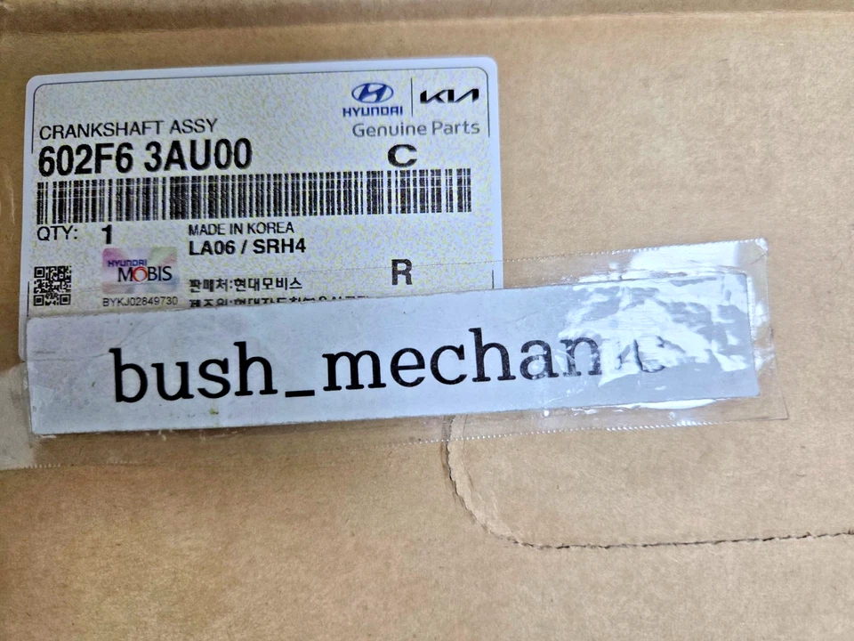 GENUINE OEM Hyundai Kia Crankshaft Assy 602F63AU00 Mohave DHL Shipping - Image 4 of 4