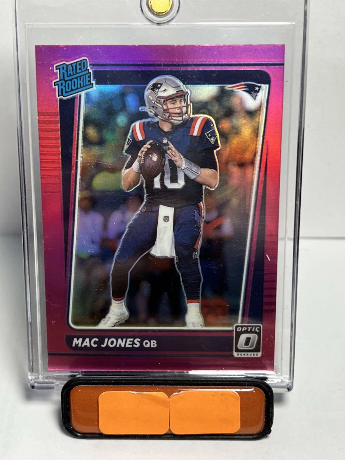 2021 Panini Donruss Optic - Rated Rookie Mac Jones #206 Pink Prizm (RC)