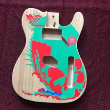 Flame TL Electric Guitar Body Unfinished DIY Kit ASH Body Fast Shipping