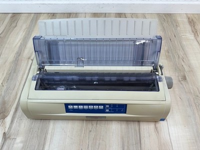 Okidata ML 421 MICROLINE wide format 9-Pin Printer OKI *No power cord*