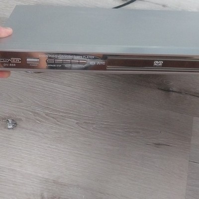 Power DV-888 DVD-Player silber Dolby Digital/DTS, MP3, SCART, FB