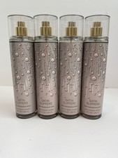 BATH BODY WORKS SATIN SLIPPERS FRAGRANCE MIST LOT OF 4 BRAND NEW 8oz each