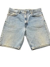 Vintage Levi s 505 Light Wash Denim Shorts 38