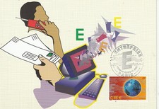 Carte 1er jour Entreprise Timbre Poste 2002