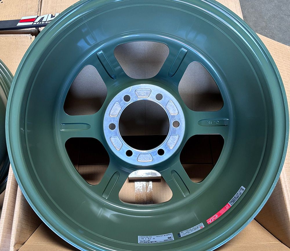 Rays TE37XT Matte Green Wheel Rim 18